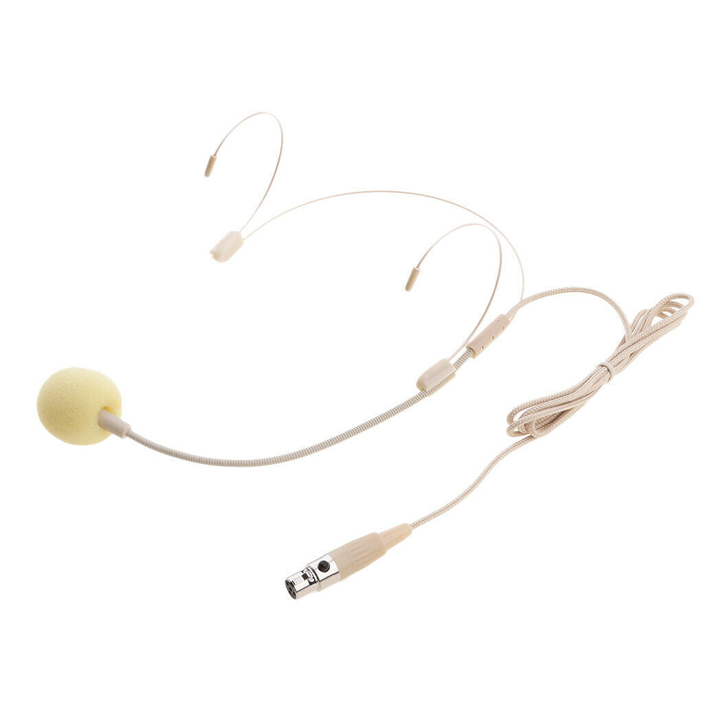 JY-533 XLR 4Pin Connector Dual Ear Hook Wired Headworn Megaphone Microphone
