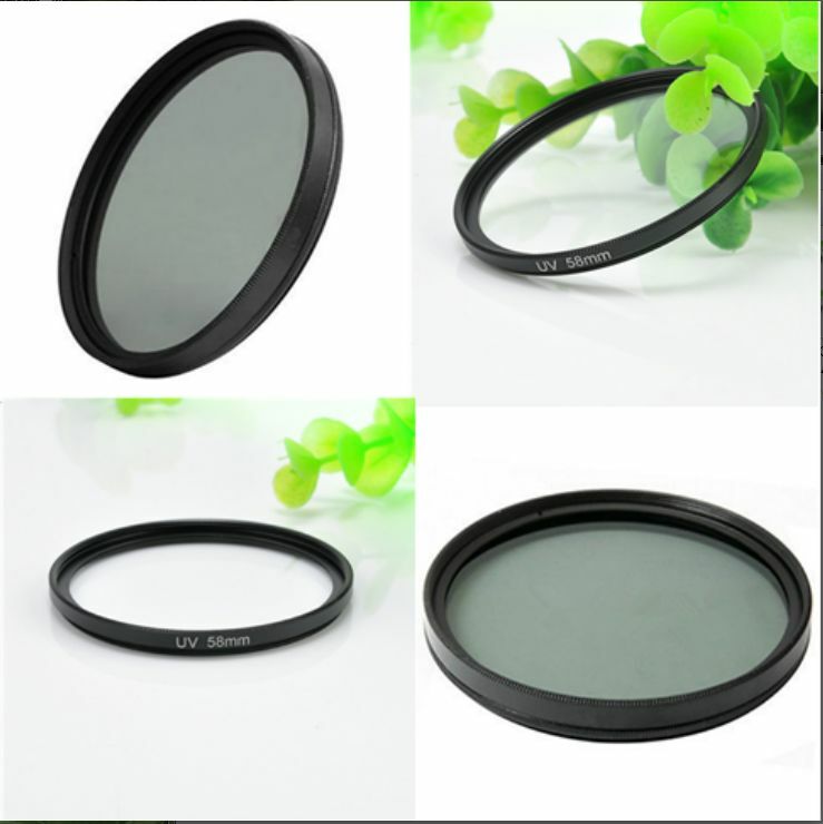 Circular Polarizing UV Filter Lens Protector for Canon Rebel 58mm H