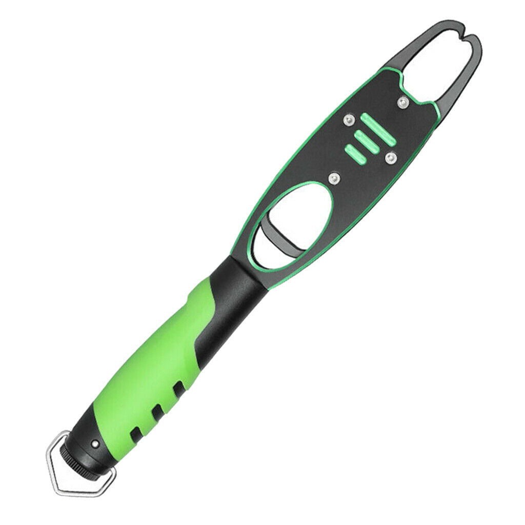 Fish Lip Gripper Holder Split Ring Cutters Plier Fish Controller 11.8" Green