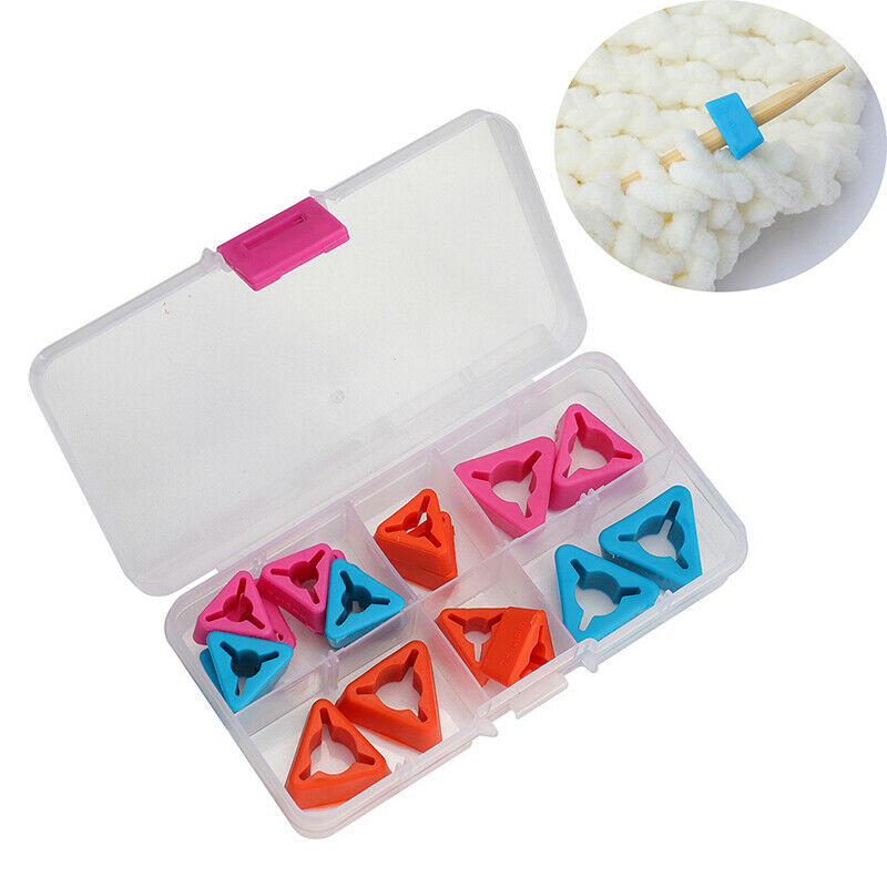 18pcs/box Knitting Needles Point Protectors for DIY Weave Needle Tip Stop.l8