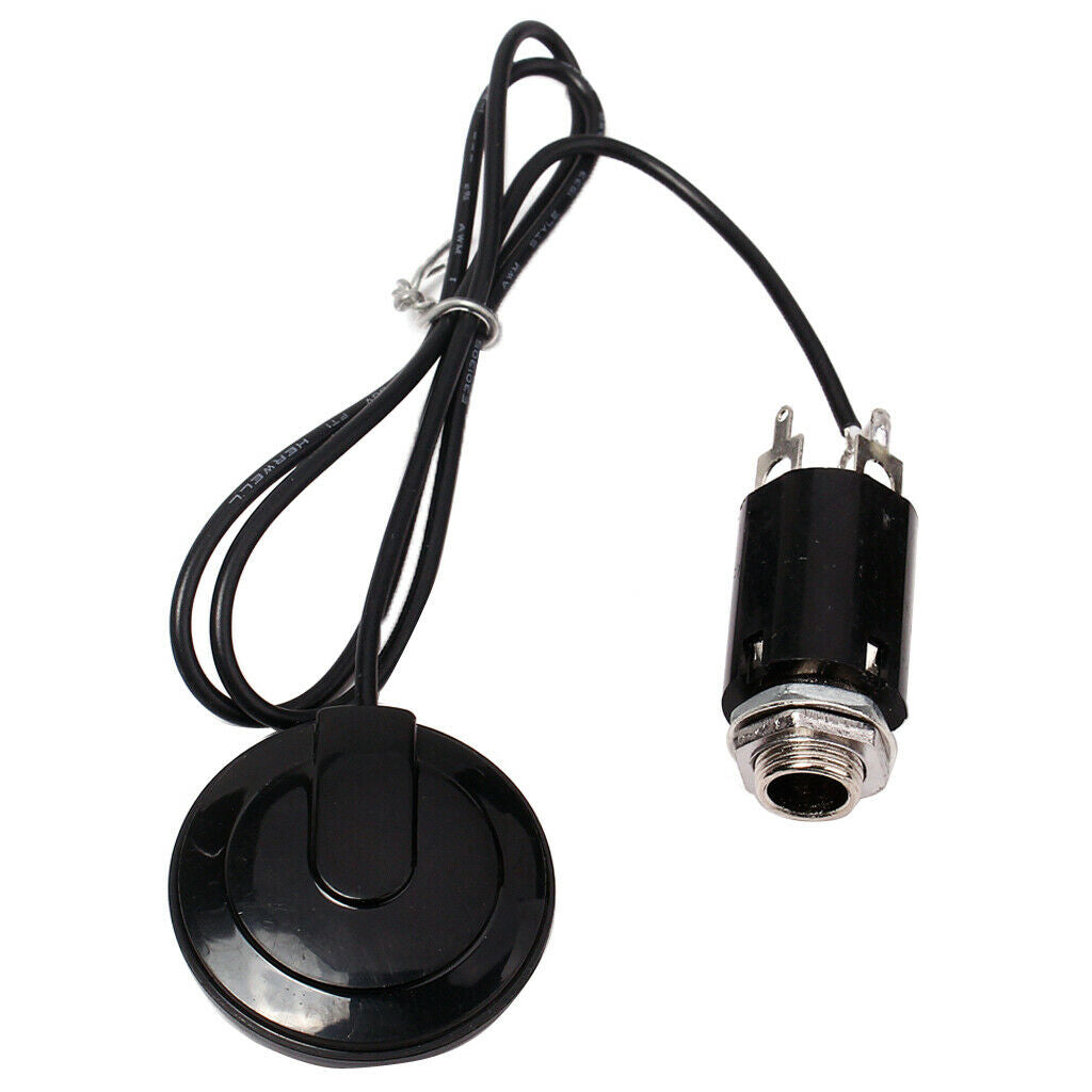 Universal 6.35 Single Audio Acoustic Transducer Guitar Pickup Accessories