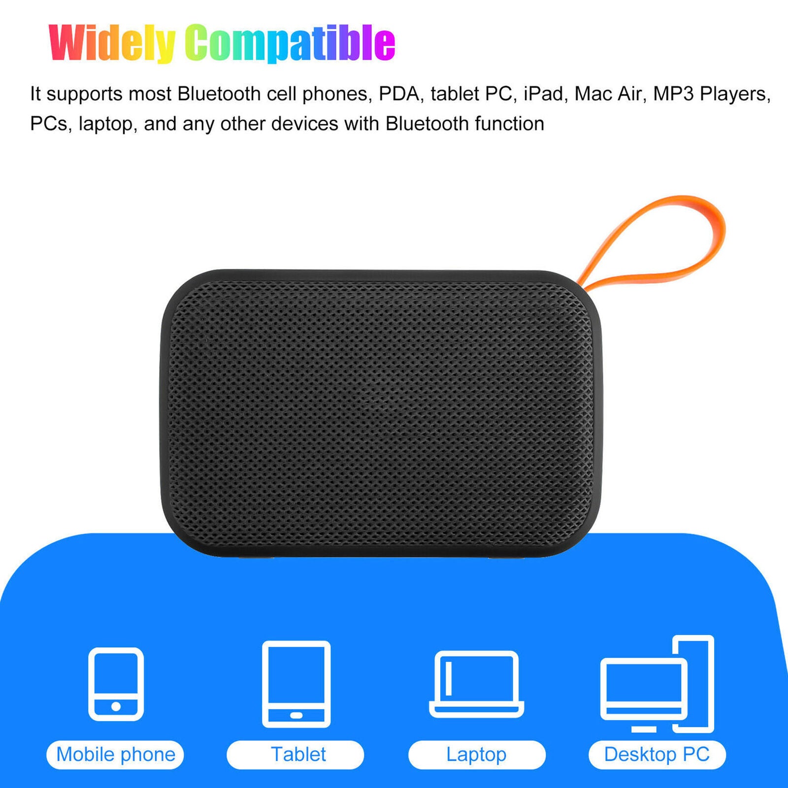 Portable Bluetooth Speaker Wireless Outdoor Stereo Bass USB/TF/FM MP3 Radio LOUD