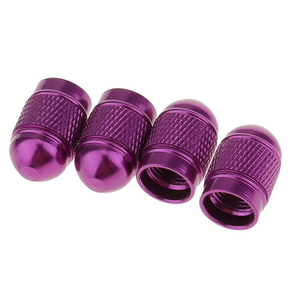 8pcs Red  Air Valve Stem   Cover for All Standard Valves Car