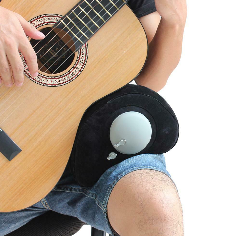 Acoustic / Classical Guitar Inflatable Pad Neck Rest Playing Stand Built in