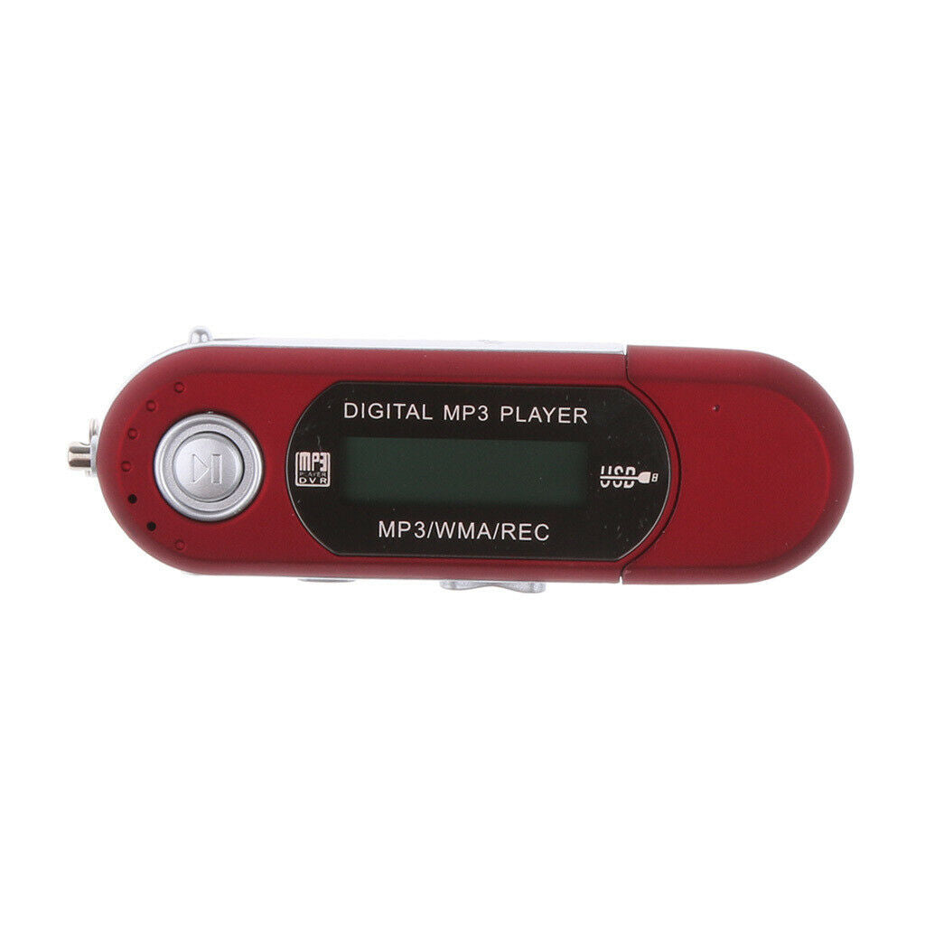 2pcs 4GB LCD USB Port Mp3 Player Music Audio Media Player with FM Radio