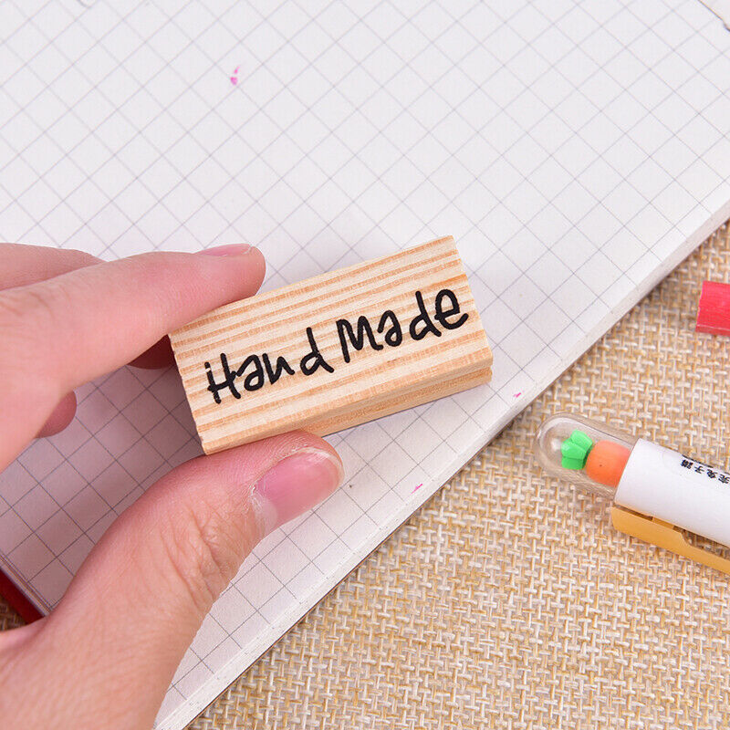 Handmade Soap Wood Stamp Mold Chapter DIY Wooden Hand Made Pattern Stam.l8