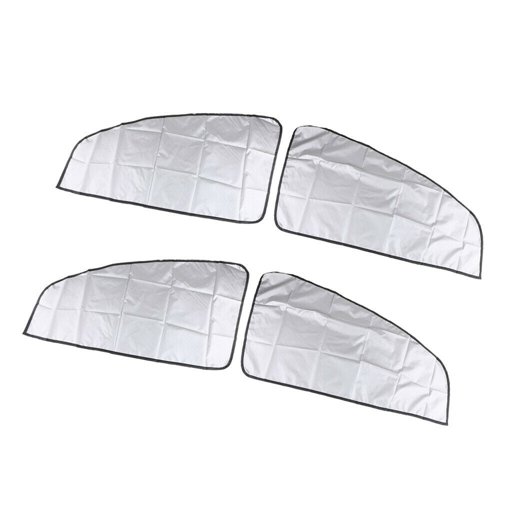 4 Pack of Windshield Sunshade  Sun Side Window Shade Visor  Curtains Shield for