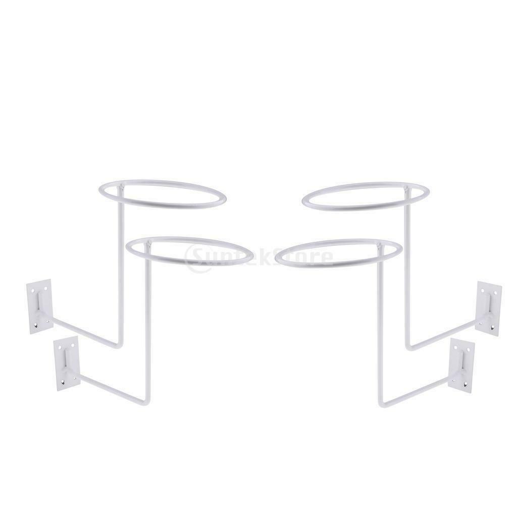 4pc Motorcycle Helmet Holder Bags Rack Hanger Showing Motorcycle Accessory