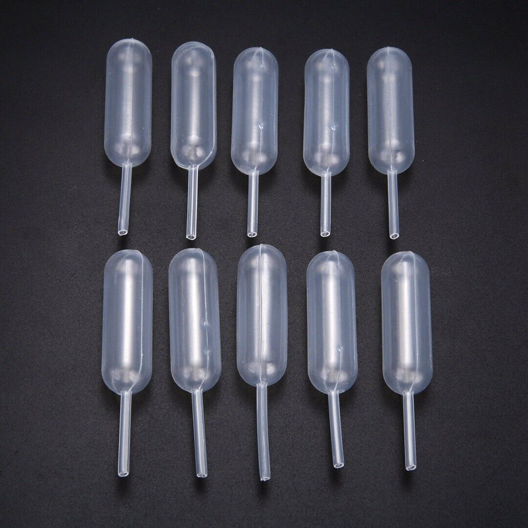 100pcs 4ml Plastic Squeeze Transfer Pipettes Dropper For Cup Cakes Strawberries