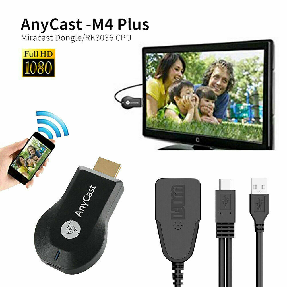 AnyCast 1080P HDMI-compatible wireless adapter WiFi screen additional receiver