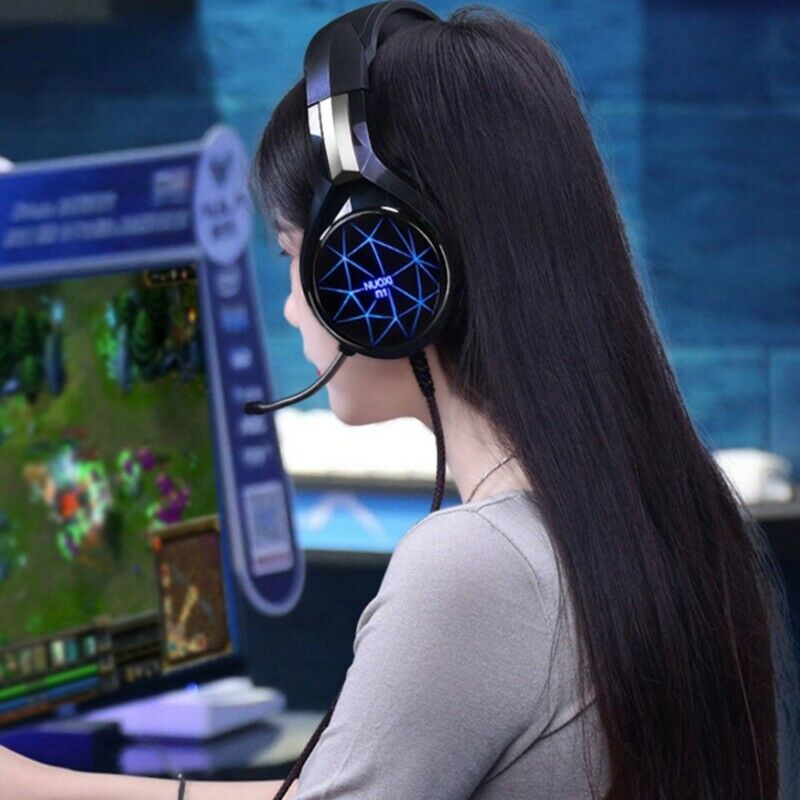 N1 Headset Desktop Gaming Game Student Audio Wired Microphone Computer HeadsS7L8