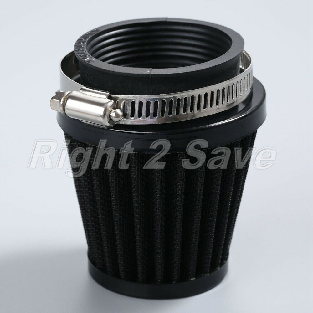 For Minibike ATV Scooter Motorcycle 50mm Metal Rubber Air Intake Cleaner Filter