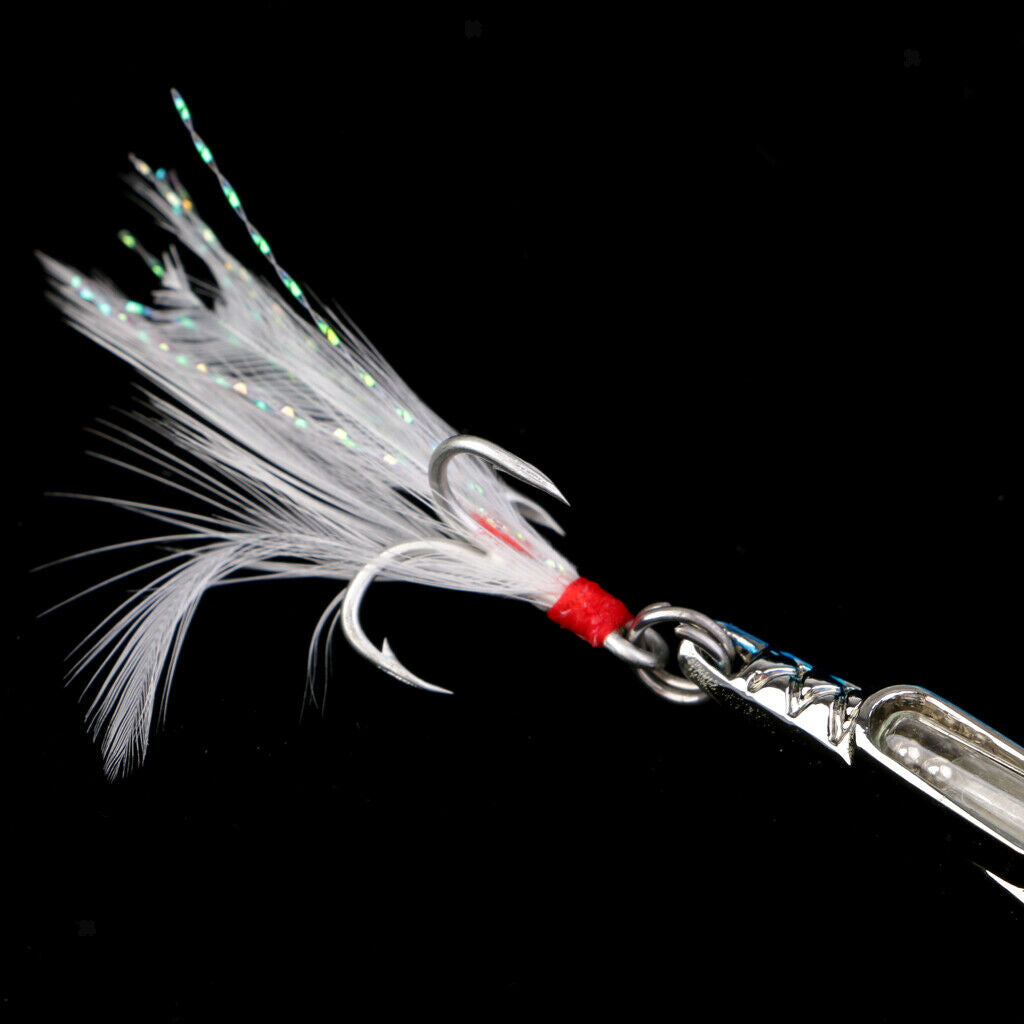 Luminous Fishing Lures Baits Metal Hard Baits Spoon Baits Crankbaits Blue