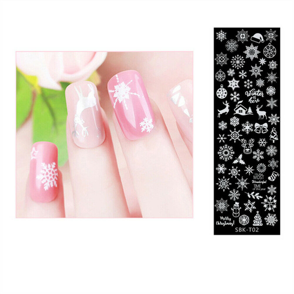 12 PCS Nail Stamping Plate+1ps Stamper Scraper+ 1 Card package Template Set