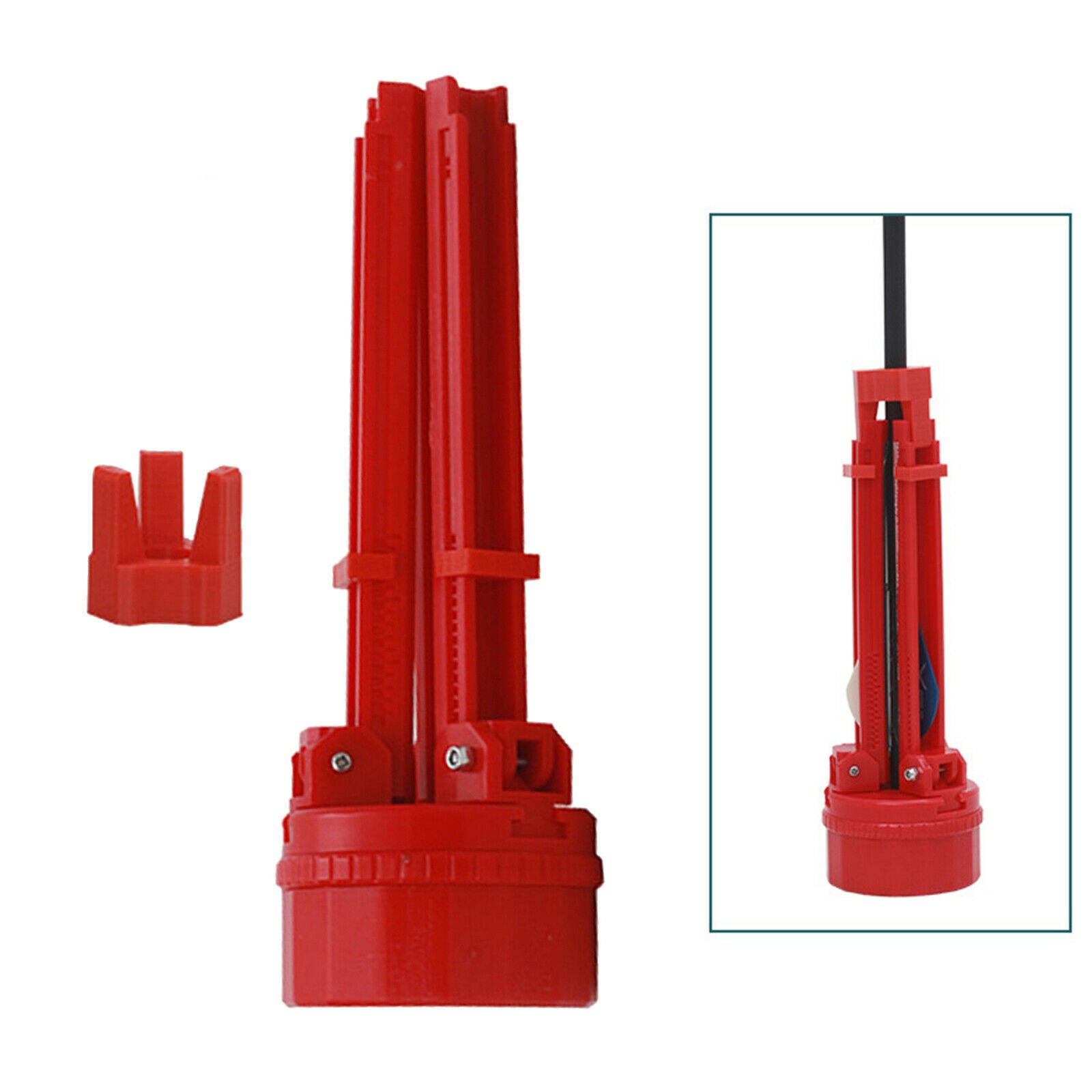 Cylindric Archery Fletching Jig Vanes Plastic Fletches Arrows Accessories