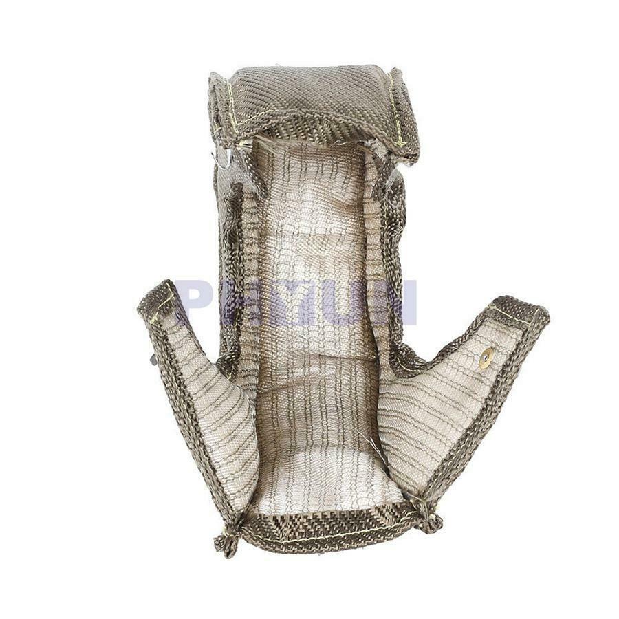 FireShield Titanium Turbo Blanket T3 Cover Turbocharger Heat Shield W/ Springs