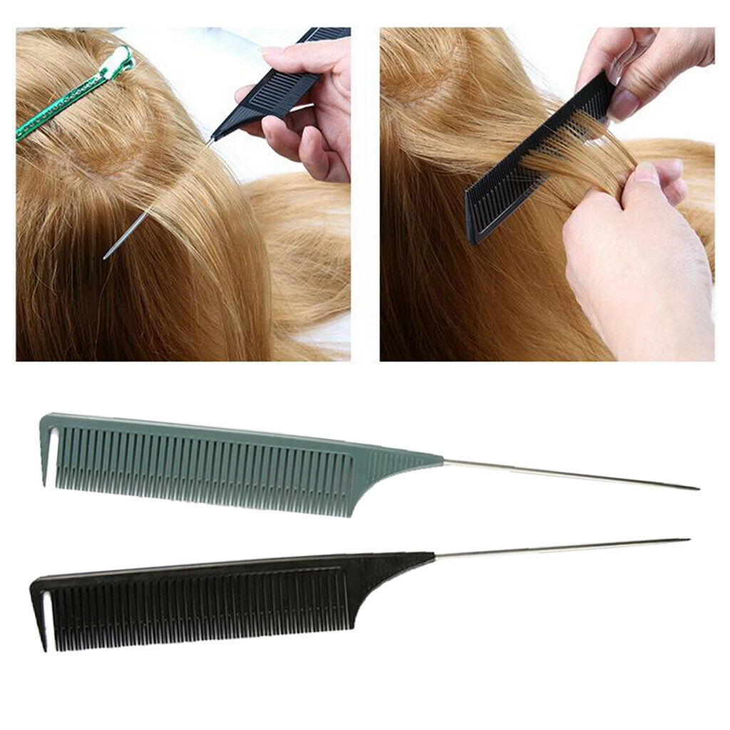 Pro Section Weaving Highlighting Foiling Hair Comb Hair Coloring Combs Brush