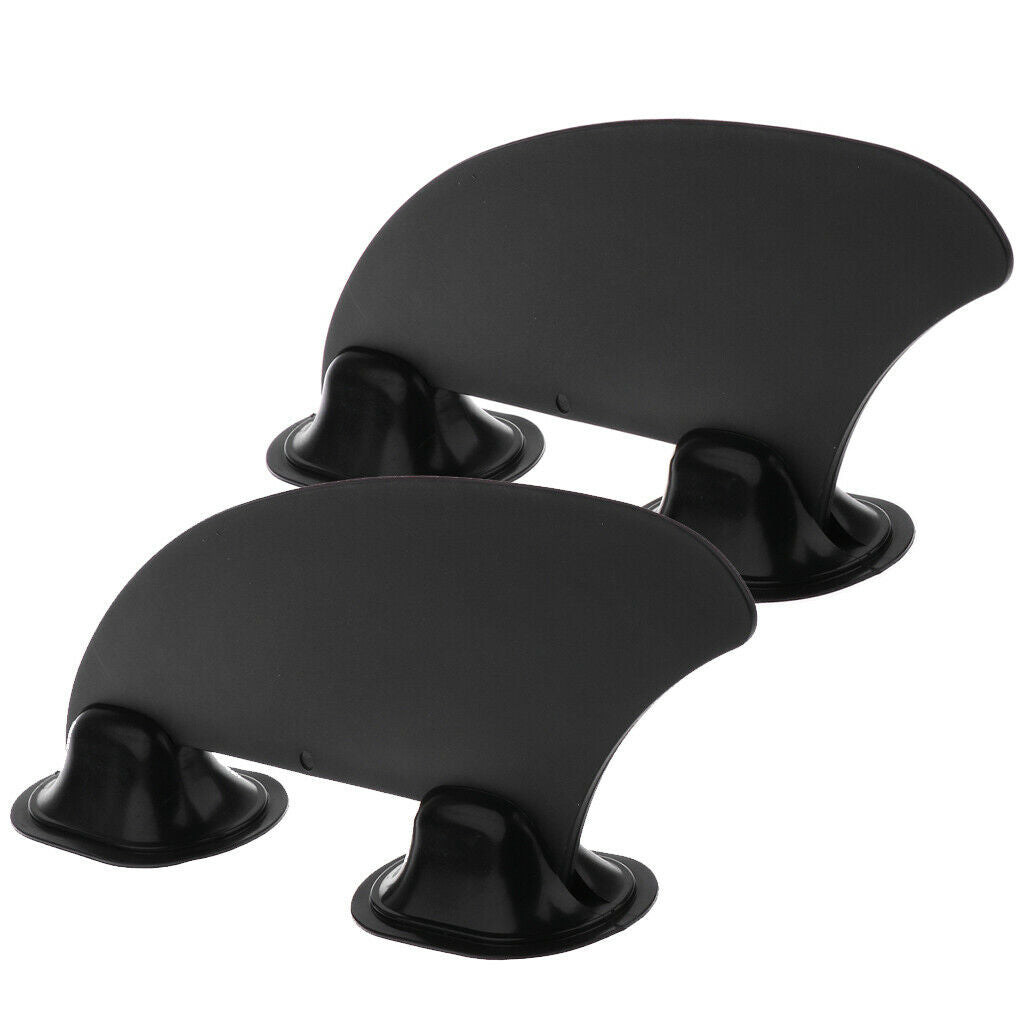 2x Kayak Skeg Tracking Fin - Inflatable Boat Canoe Kayak Fin Mounting Points