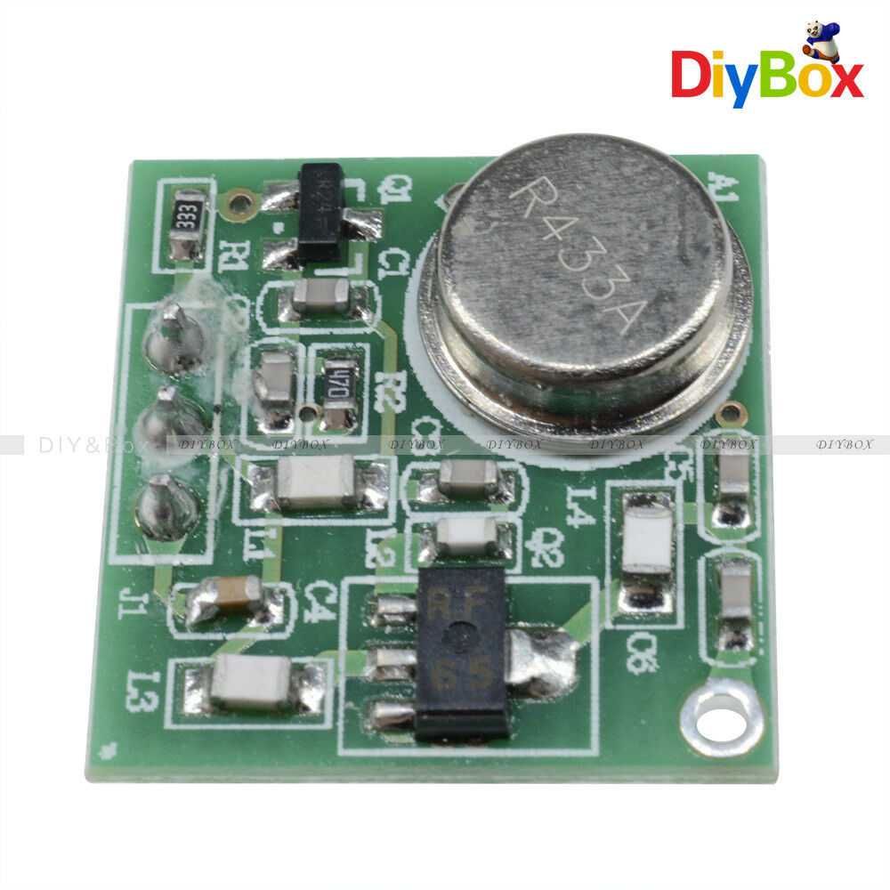 Newest DC 9V-12V Wireless FM Transmitter Module ZF-4 433.92MHz #P Board DIY
