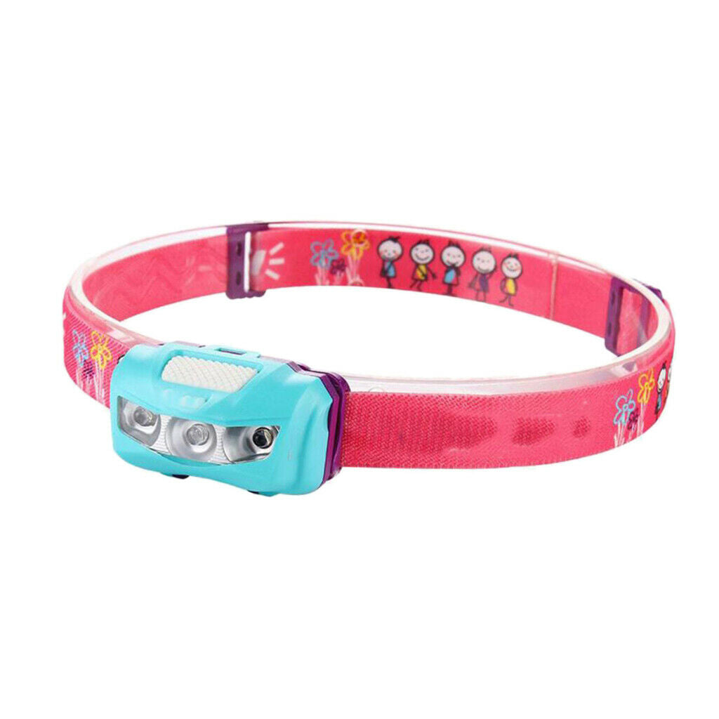 Lovely Girl Kid IPX6 Waterproof 2 Mode Adjustable LED Headlamp Headlight