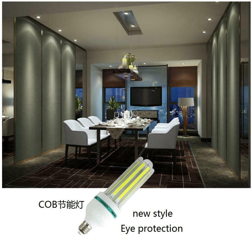 AC 85-265V E27 COB 24W LED Corn Light Bulb Energy-saving Lamp 6000K White