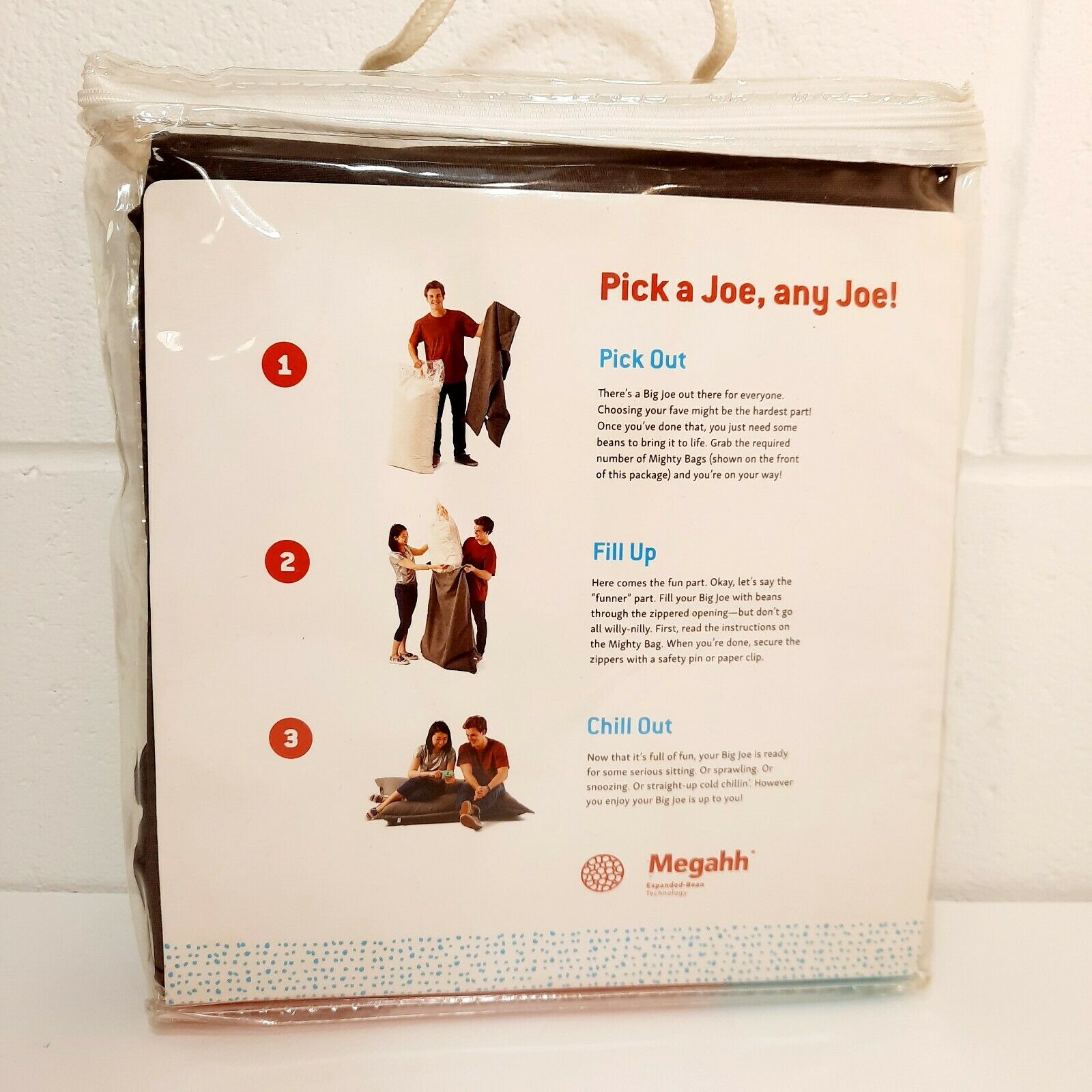 My Big Joe Football Fill It Yourself Bean Bag Chair BEANS NOT INCLUDED