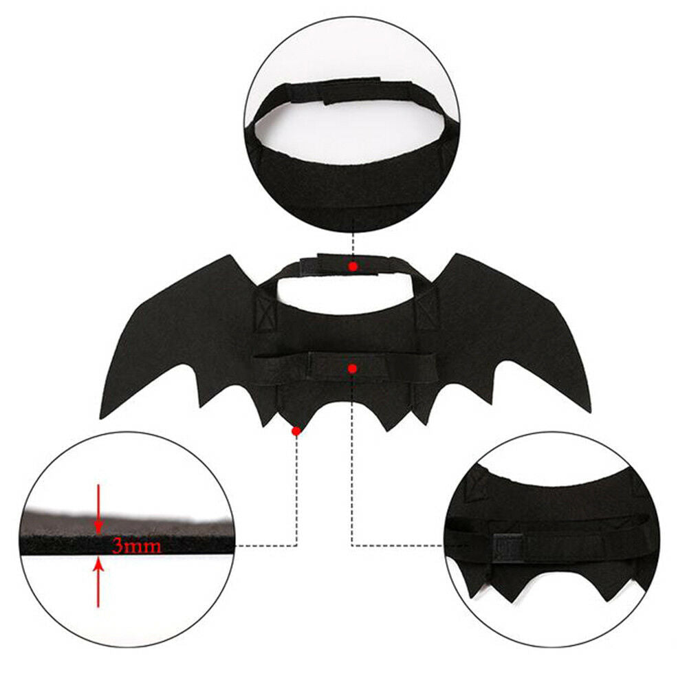 Lovely for small pet dog cat bat wings halloween wings halloween costume fw_DD
