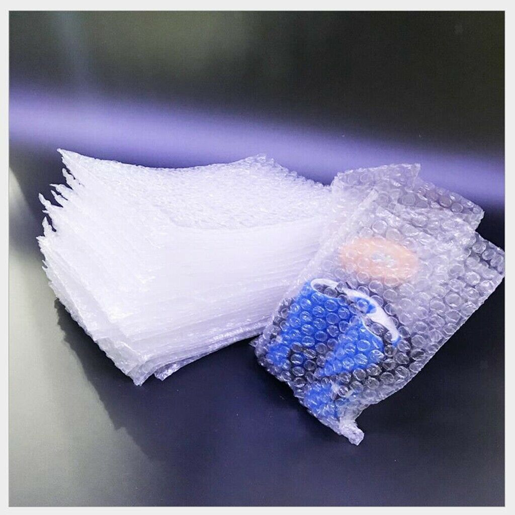 Pack of 50, Bubble Out Pouches Bags Wrap Cushioning Clear  20x25cm