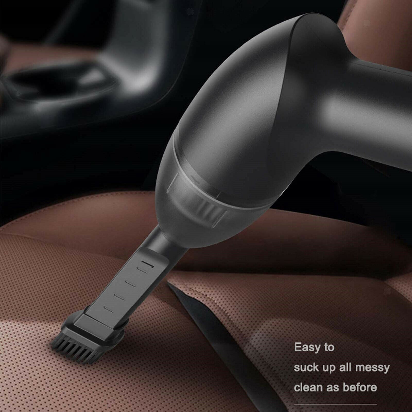 Portable Cordless Car Vacuum Cleaner Rechargeable High Power Wet Dry Vacuum