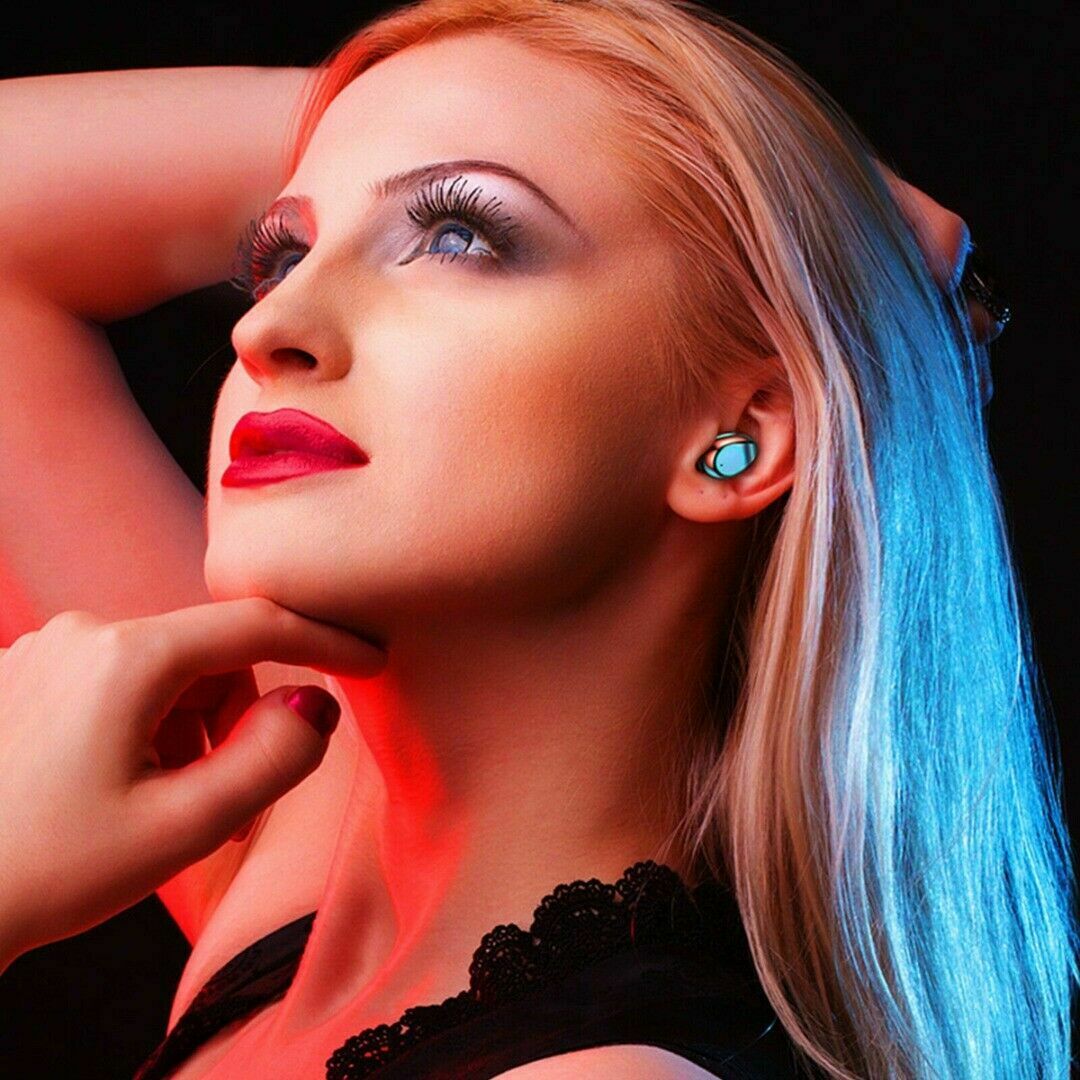 Wireless Mini TWS Earbuds  Bluetooth 5.0 Headset Earphones Stereo Dual Headphone