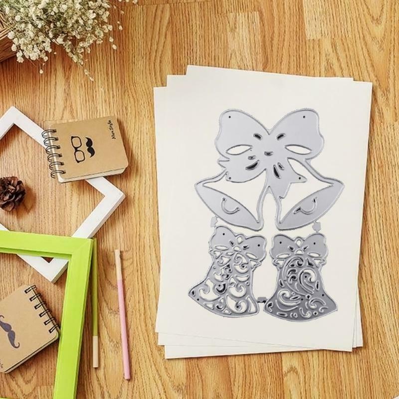 Christmas Bells Metal Cutting Dies Stencil DIY Scrapbooking Album Paper Template
