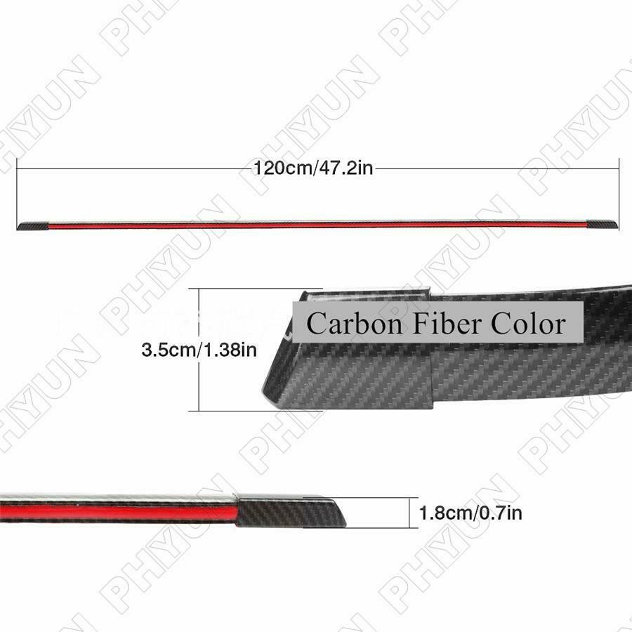 1.2M LED Tail Brake Turn Flowing Light Rear Trunk Roof Car Spoiler Tail Wing Lid