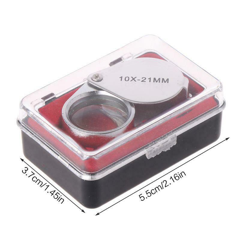 Mini Triplet Jeweler Eye Loupe Magnifier Magnifying Glass Jewelry Diamond Hot