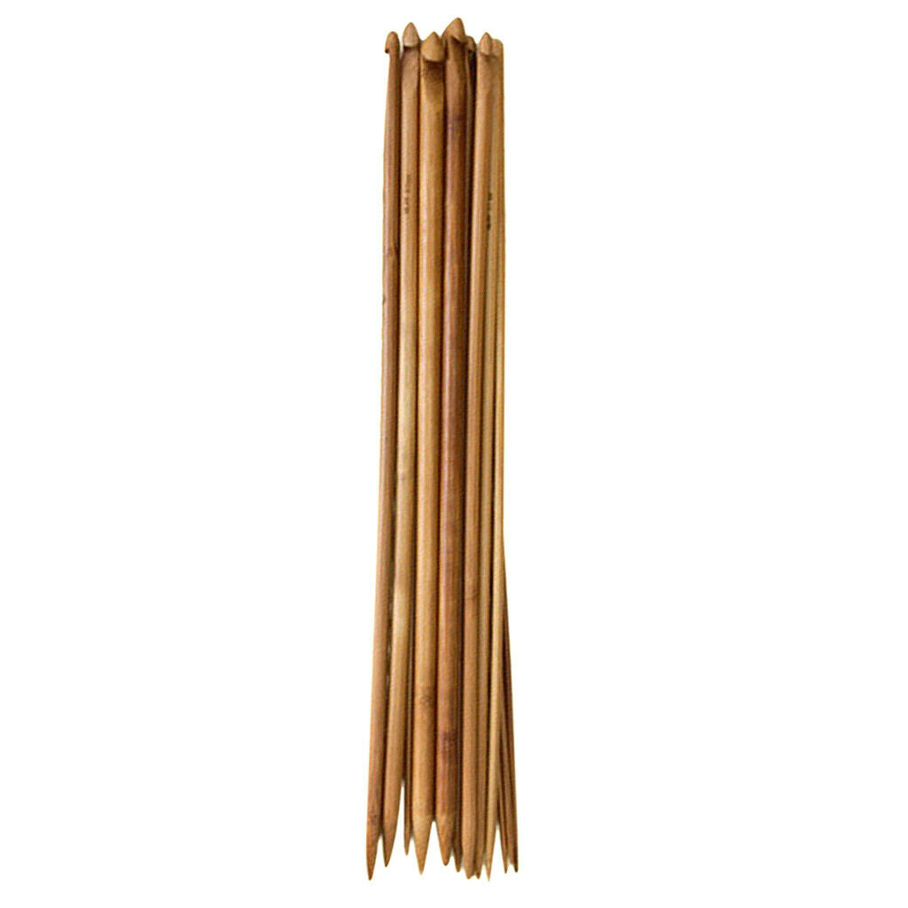 13.8" Bamboo  Afghan Tunisian Crochet Hooks 14 Sizes 3.0-10.0mm