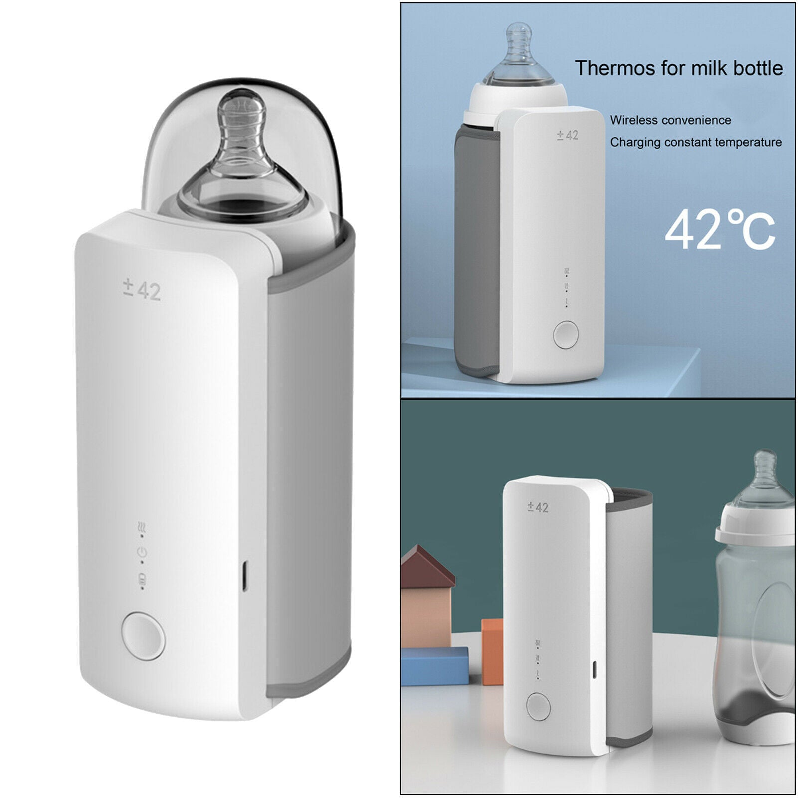Travel Baby Bottle Warmer Formula Smart Perfect for Car Fit Most Bottles