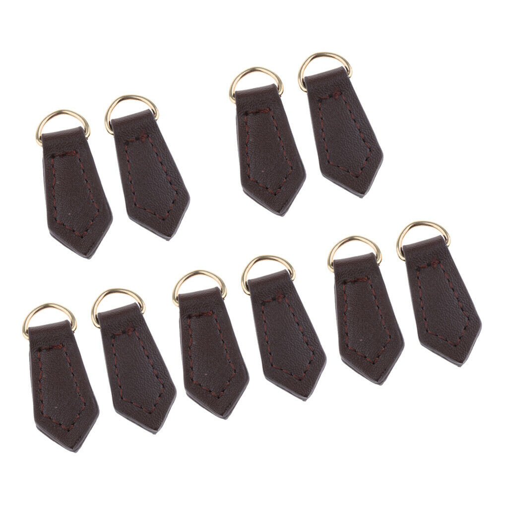 5 Pairs of Zipper Pull Tab Replacement Bag Accessories