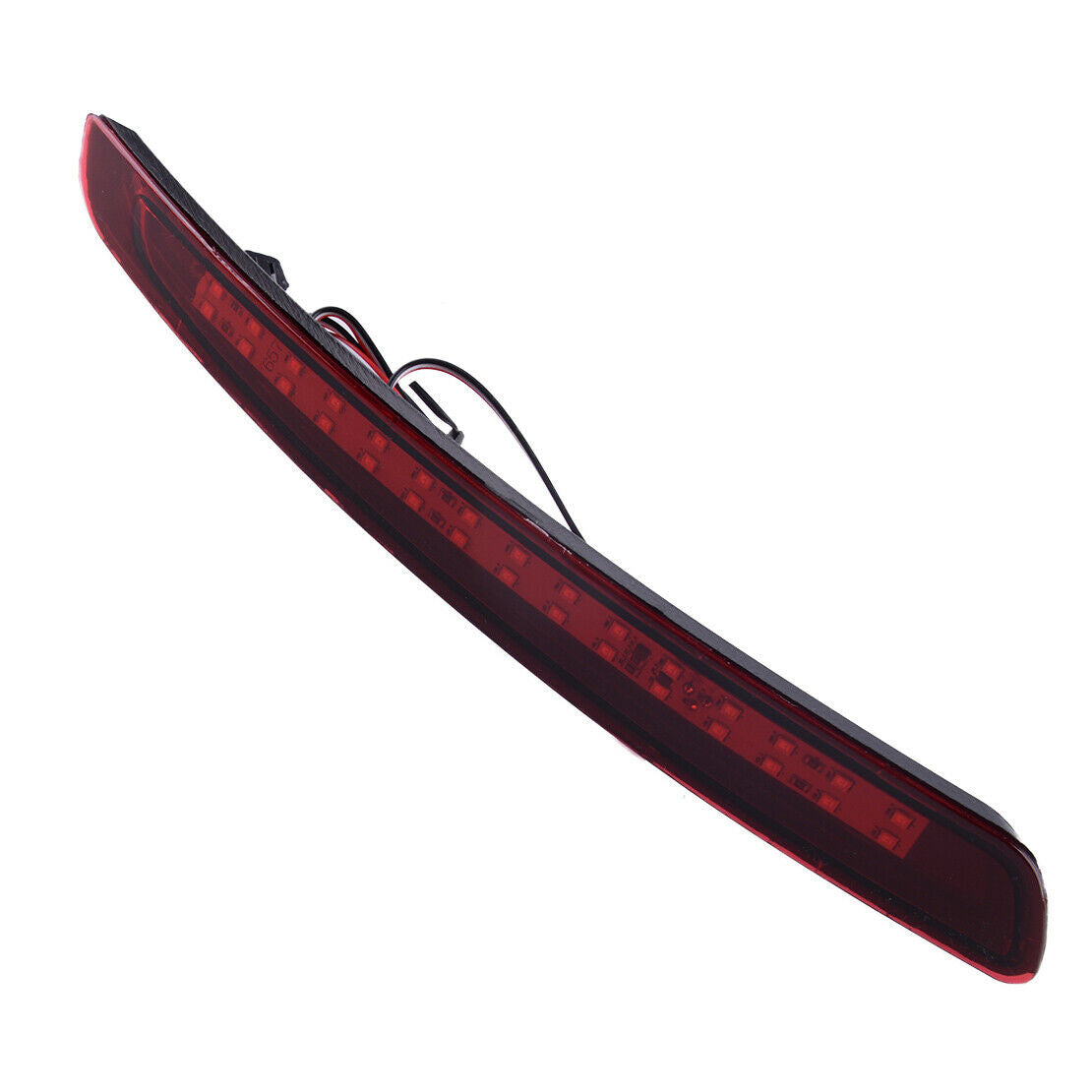 2x Tail Brake Light Rear Bumper Reflector Red Lens Fit for Ford Mondeo Fusion