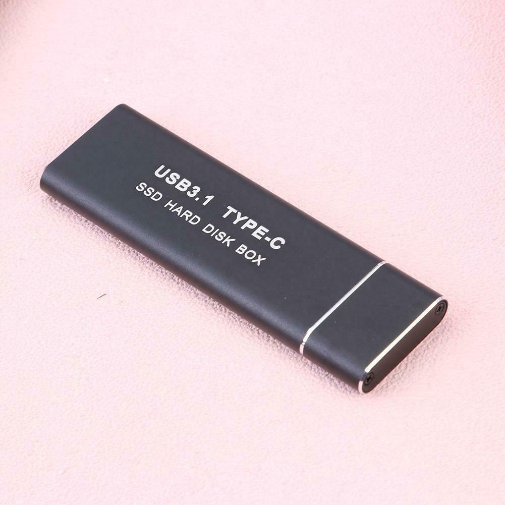 Hard Disk Case SSD USB3.1 Type C to M.2 NGFF External Hard Drive Enclosure #k