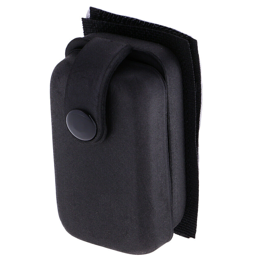 Musical Instrument Bass Battery Cover Hold Bag Box 9V PU For Electric Guitar