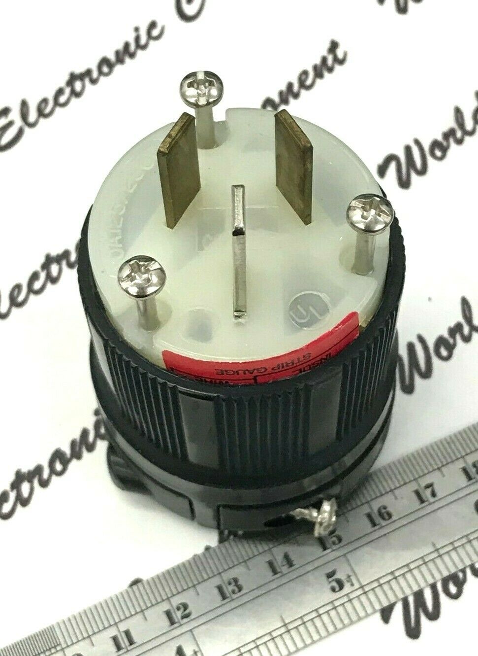 1pcs - COOPER 9151N 20A 125/250V PLUG 10-20P Hart-Lock Locking Male