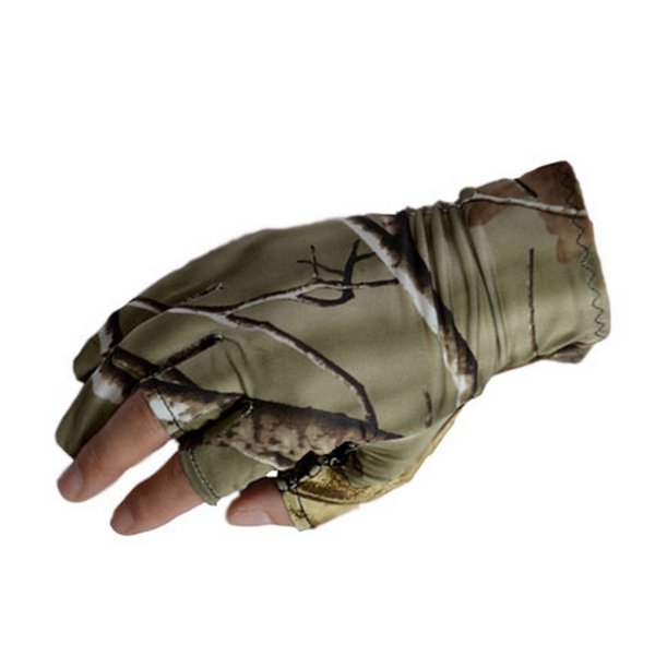 Anti-slip Fishing Gloves for Men Waterproof 3 Fingerless Outdoor Sun Protection