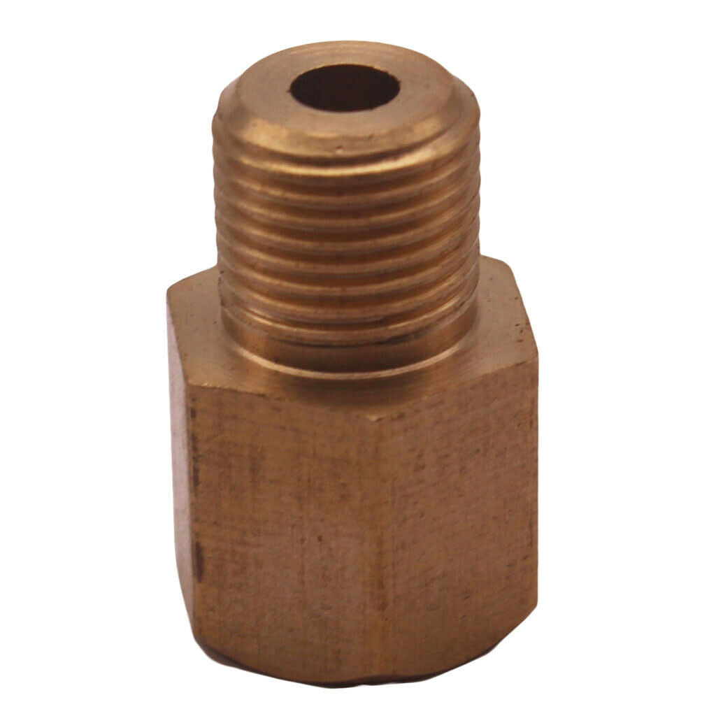 Brass pipe connection adapter 1/8 "Male NPT X 1/8" Female NPT