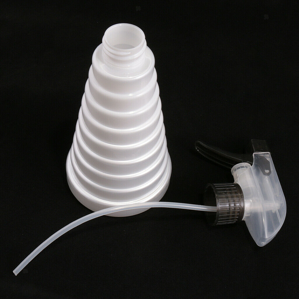 Hair Salon Hairdressing Spray Bottle Flowers Plant Hairspray Sprayer White