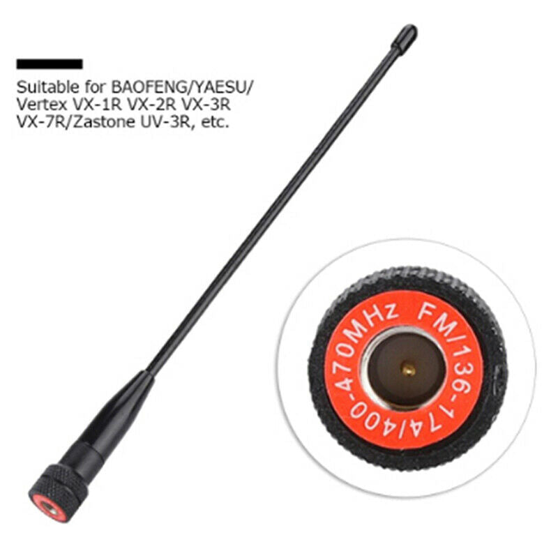 669C SMA-M Male Flexible VHF/UHF Dual Band Antenna For VX-1R VX-2R VX-3R .l8
