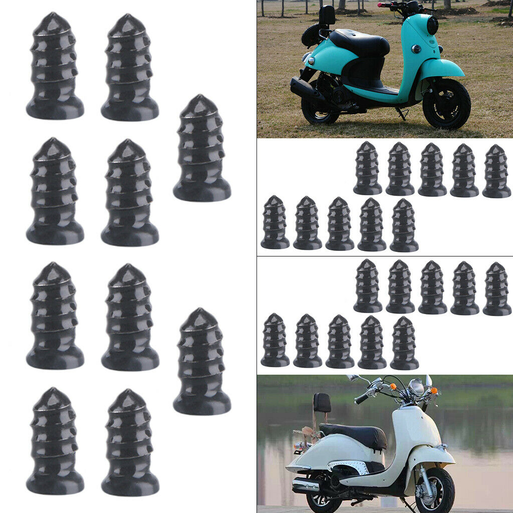 10 Electric Repair Tire Rubber Nails for Vehicle Trucks 0.27x0.5 in 10Pcs