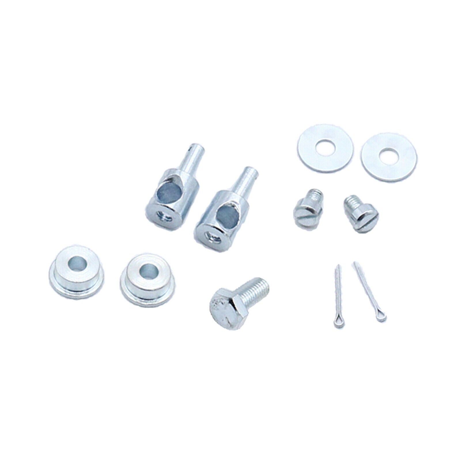 Dual Carb Linkage Kit with Installation Hardware Fit for Carburetors Carter
