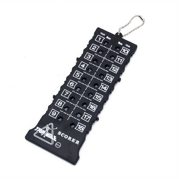 Plastic 18 Holes Golf Stroke Counter Score Keeper Shot Scoring Keychain Golfer