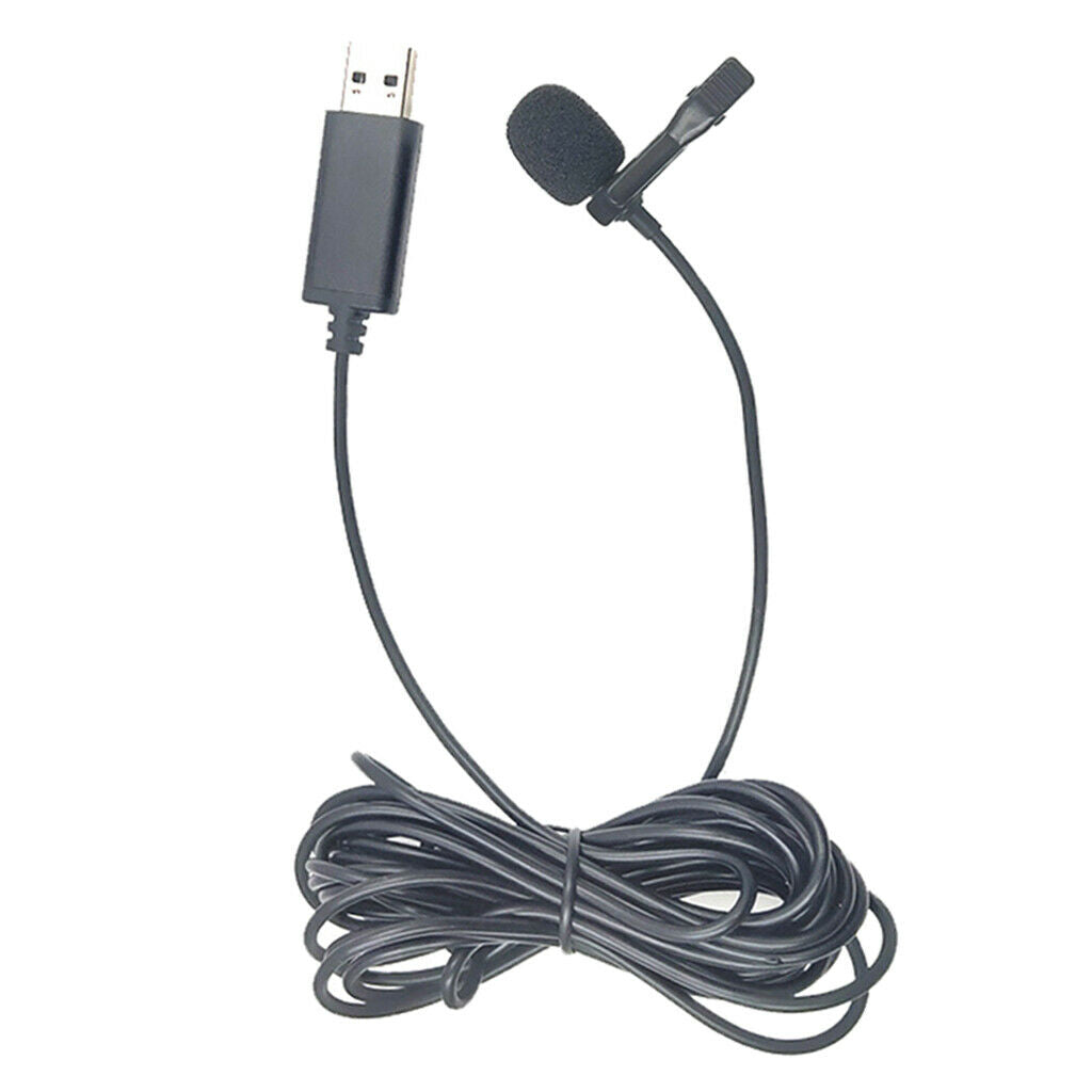 Multifunction USB   Lapel Mini Lavalier Microphone for Phone PC Recording