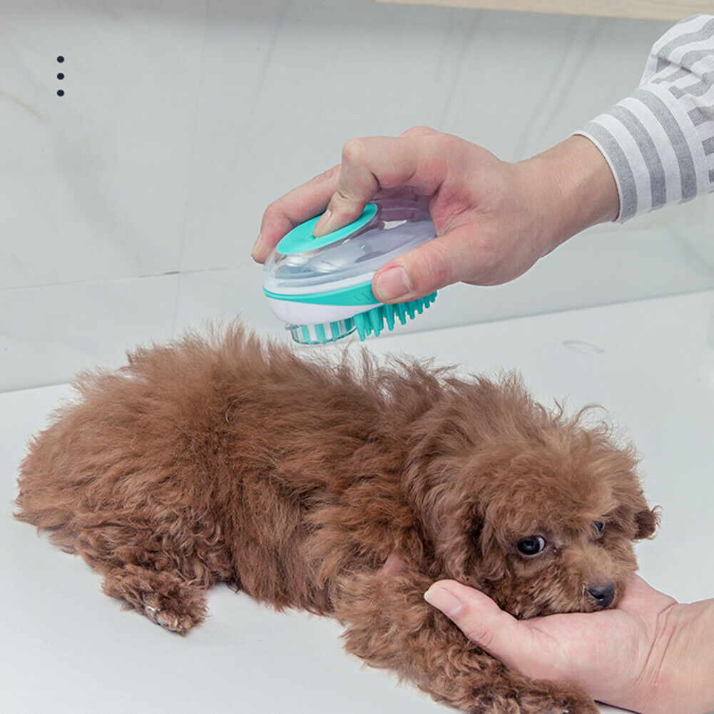 Dog Bath Brush Pet SPA Shampoo Massage Comb Cleaning Shower Shampoo Brush @