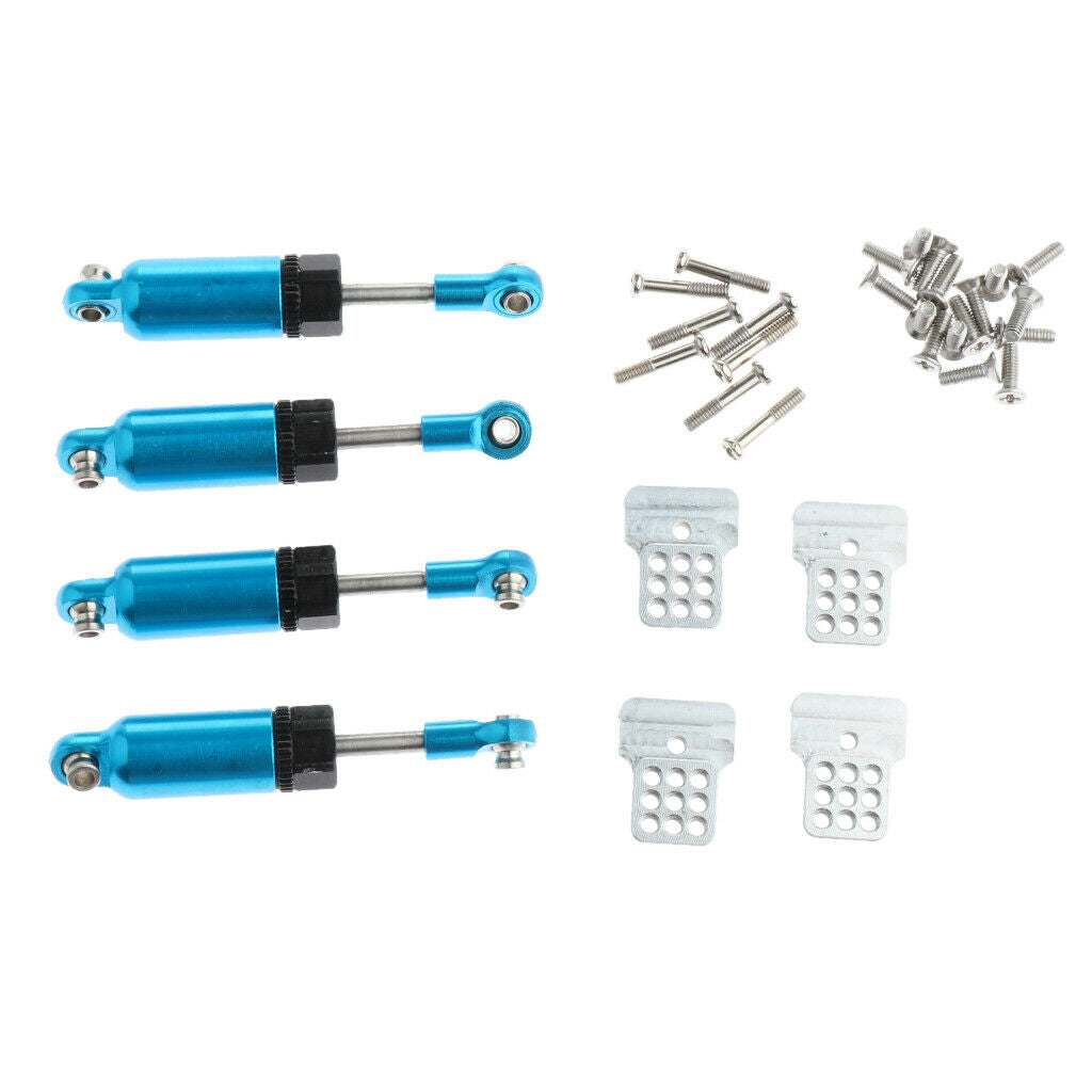 Metal Shocks Absorber and Steering Linkages Set for WPL C14 C24 1/16 Truck